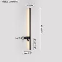 WOMO Dimmable Long Linear Wall Light with Spotlight - WM6068