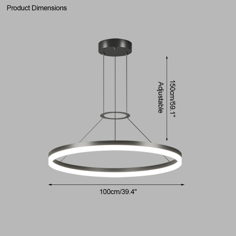 WOMO Round LED Chandelier-WM2170