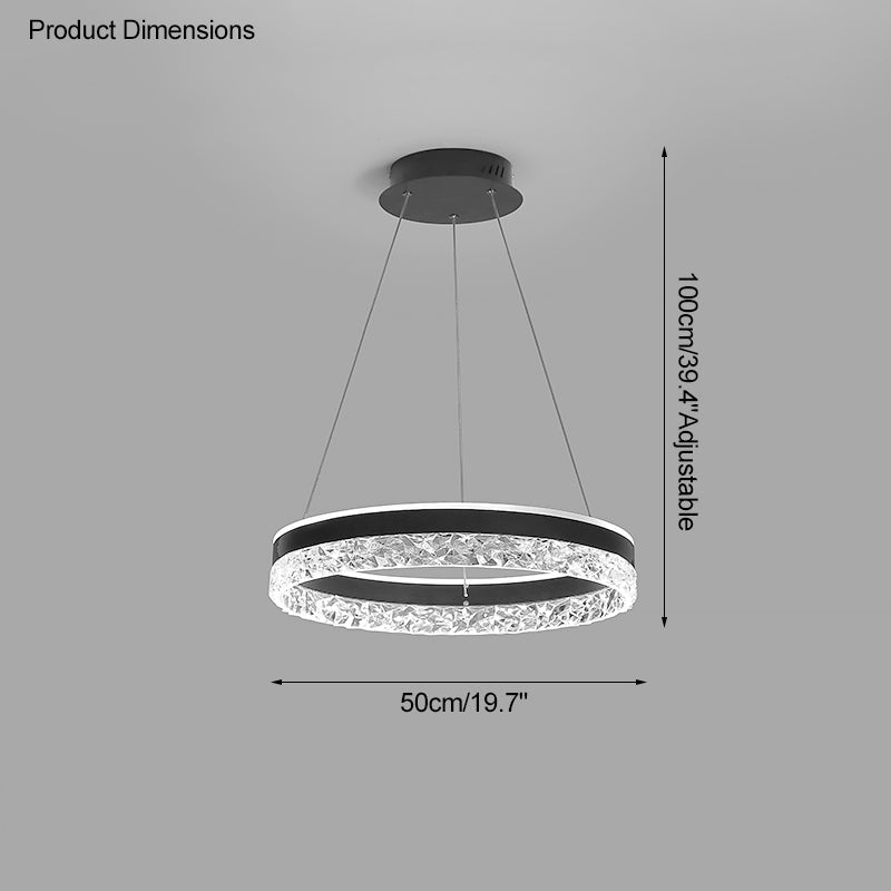 WOMO Acryl-Rund-LED-Kronleuchter-WM2171