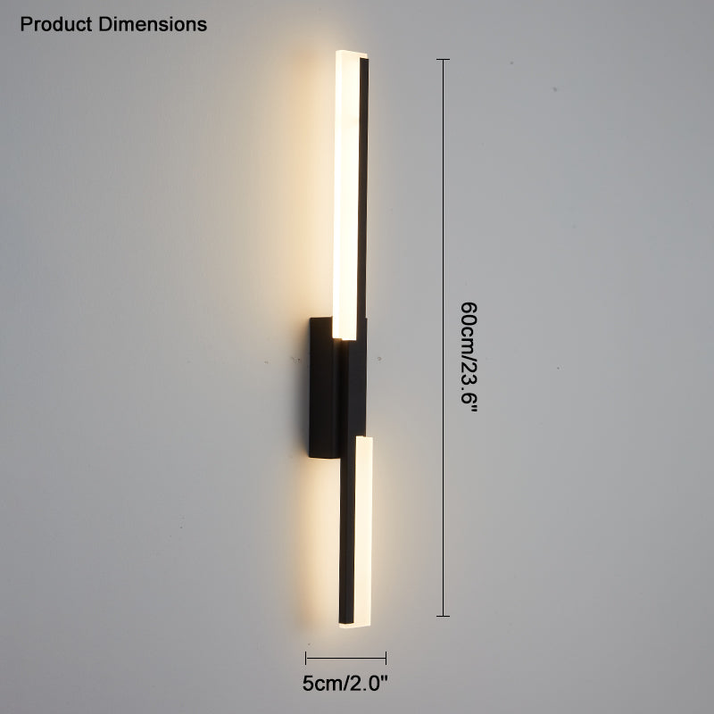 WOMO Doppelbalken-LED-Wandleuchte-WM6076