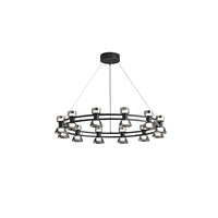 WOMO Modern Round Pillar Candle Chandelier-WM2224