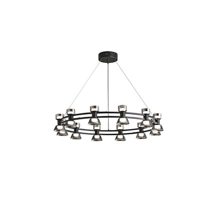 WOMO Modern Pillar Candle Round Chandelier-WM2224