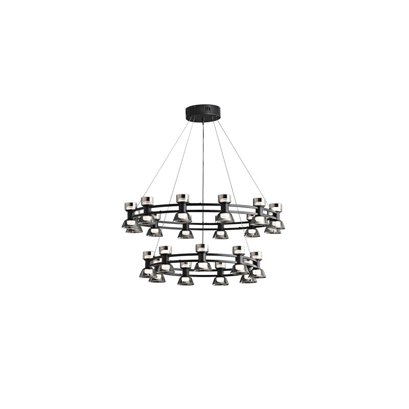 WOMO Modern Pillar Candle Round Chandelier-WM2224