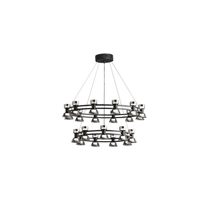 WOMO Modern Pillar Candle Round Chandelier-WM2224