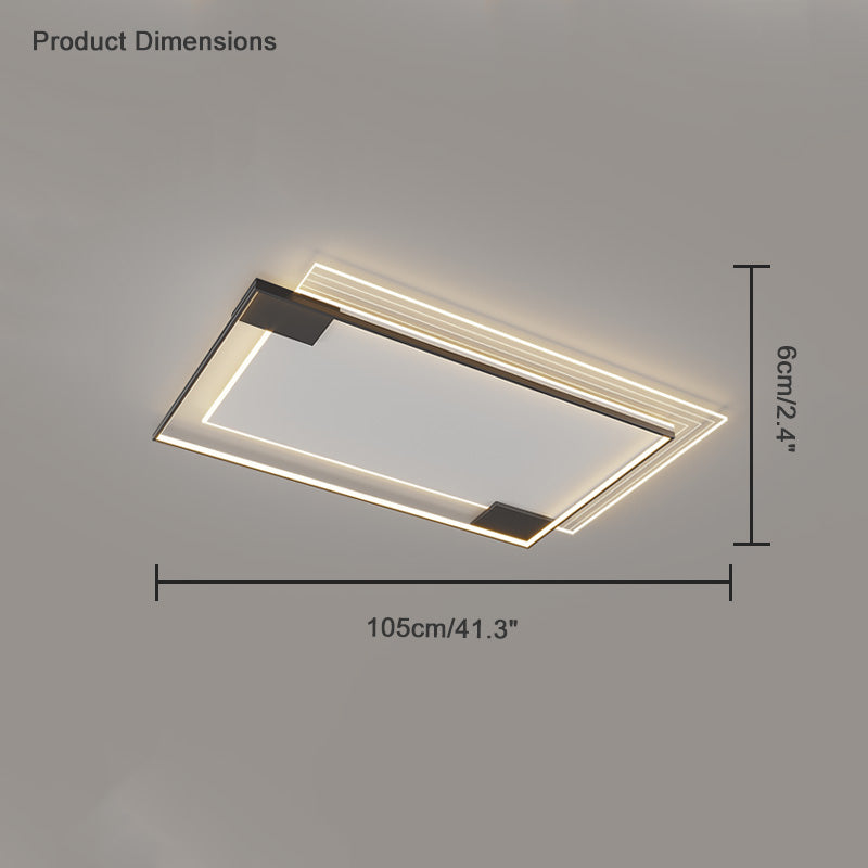 WOMO Flat Geometric Ceiling Light - WM1052
