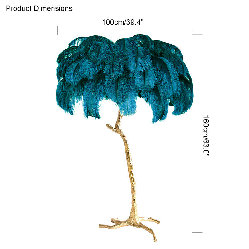 WOMO Fan Palm Floor Lamp -WM7000