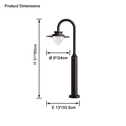 WOMO Glass Pathway Light-WM9168
