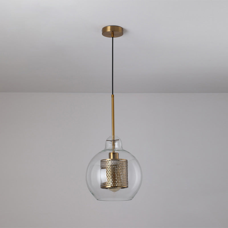 WOMO Elegant Round/Cylinder Glass Pendant Light-WM2095