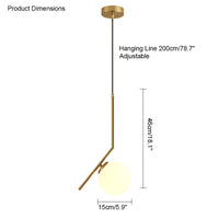 WOMO Suspension sphérique en verre-WM2097