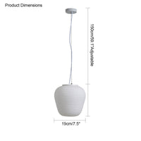 WOMO Suspension lanterne en verre soufflé bouche - WM2151