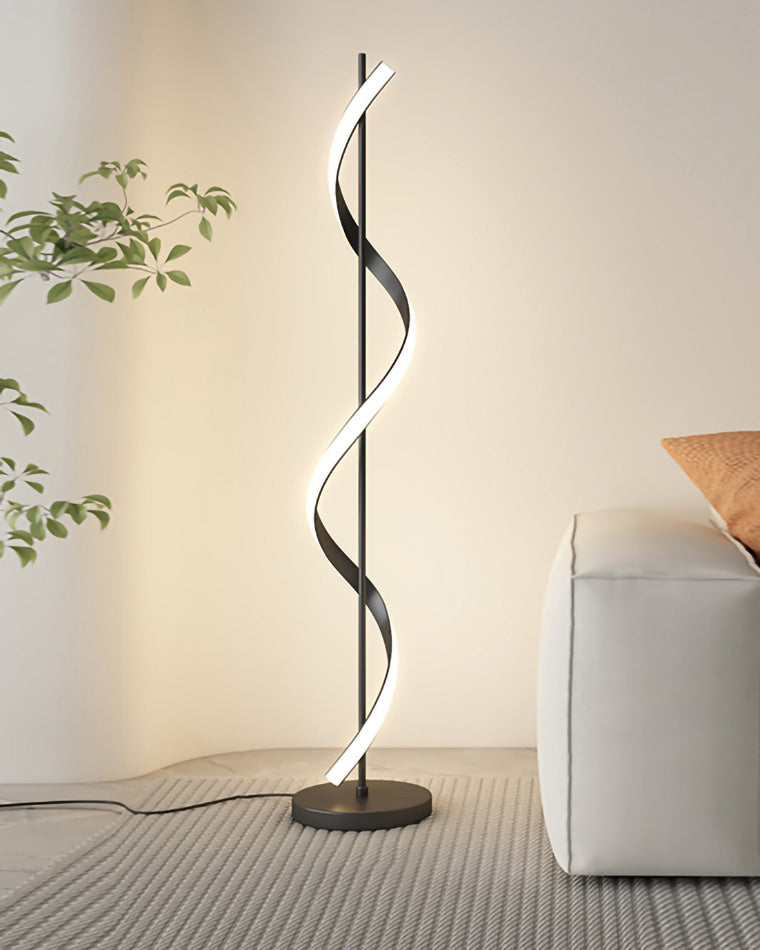 WOMO Dimmbare Spiral-Stehleuchte-WM7073