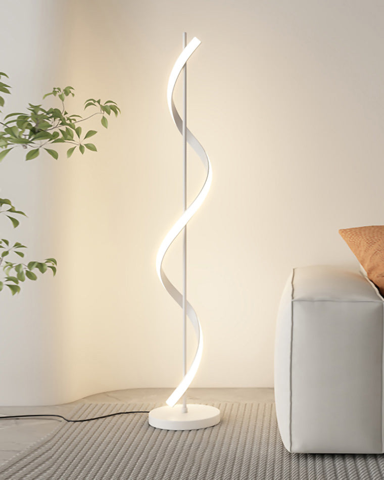 WOMO Dimmbare Spiral-Stehleuchte-WM7073