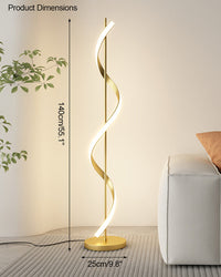Lampadaire spirale dimmable WOMO-WM7073
