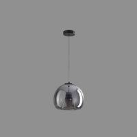 Suspension WOMO en verre soufflé fumé/verre ambré-WM2108