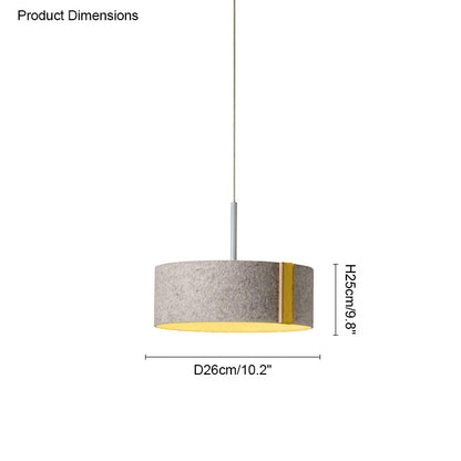 WOMO Drum Felt Pendant Light-WM2149