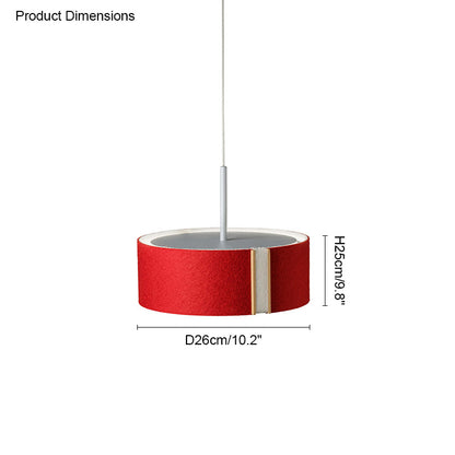 WOMO Drum Felt Pendant Light-WM2149