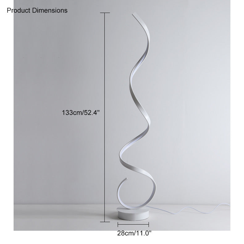 WOMO Spiral LED Floor Lamp - WM7017