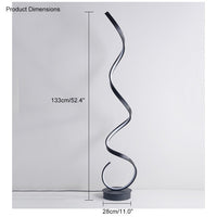 WOMO Spiral LED Floor Lamp - WM7017