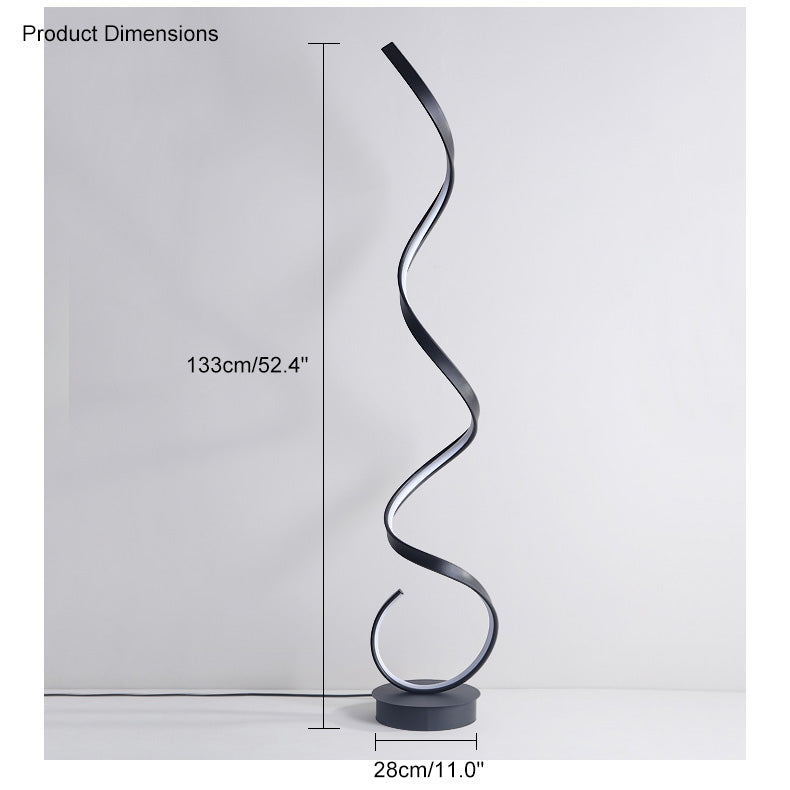 WOMO Spiral LED Floor Lamp - WM7017