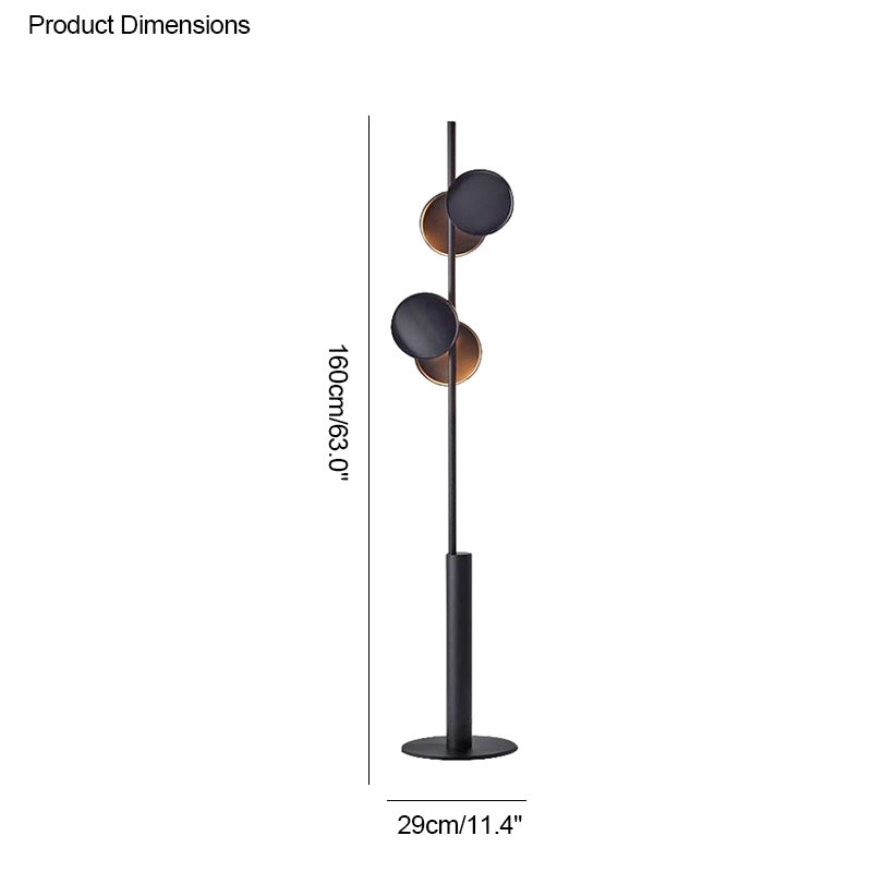 WOMO Black Floor Lamp - WM7037