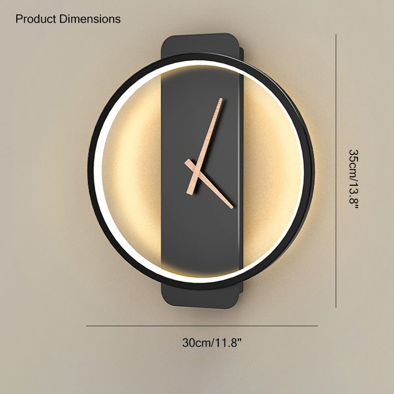 WOMO Wanduhr mit LED-Beleuchtung-WM6012