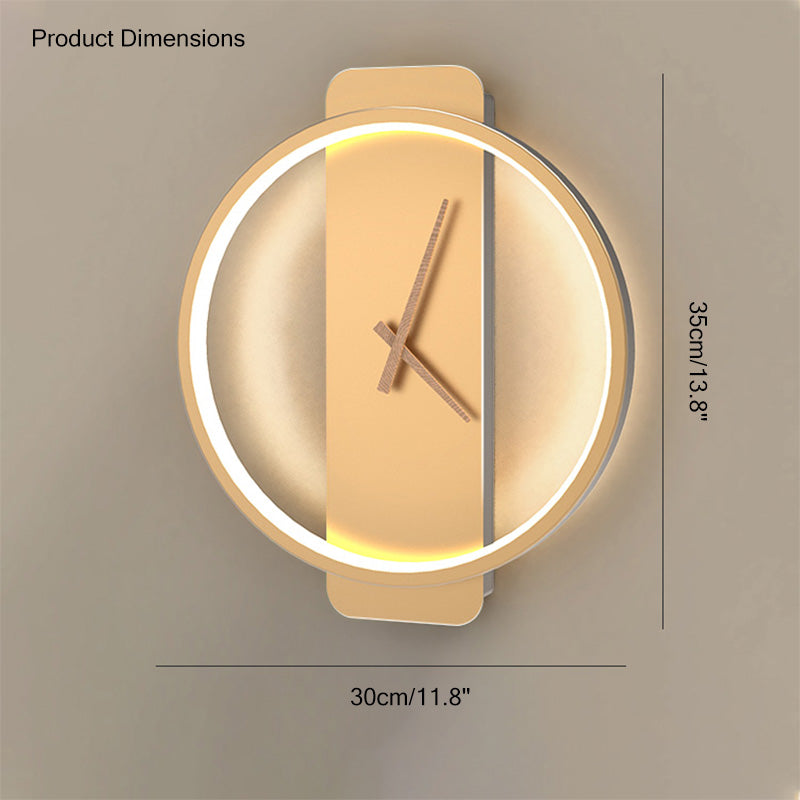 WOMO Wanduhr mit LED-Beleuchtung-WM6012