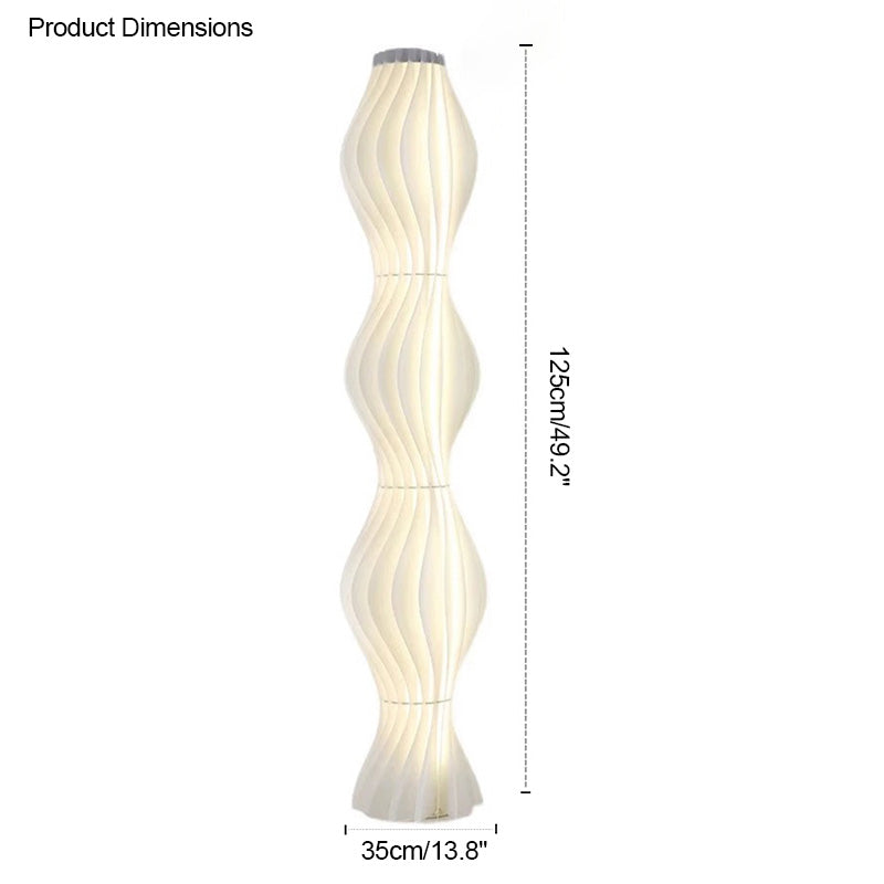 WOMO Wavy Column Stehleuchte mit Hue Dimmer-WM7074