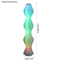 WOMO Wavy Column Stehleuchte mit Hue Dimmer-WM7074