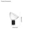 WOMO Große Glastischlampe-WM8019 thumbnail