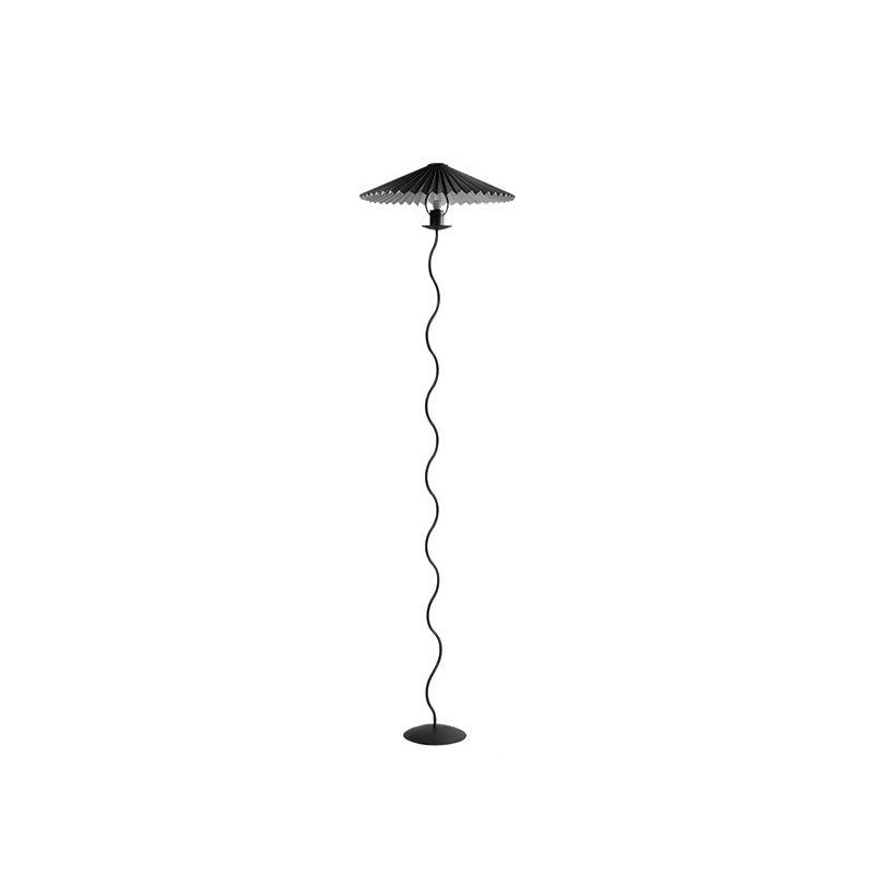 WOMO Pleated Swirl Floor and Table Lamp - WM7011