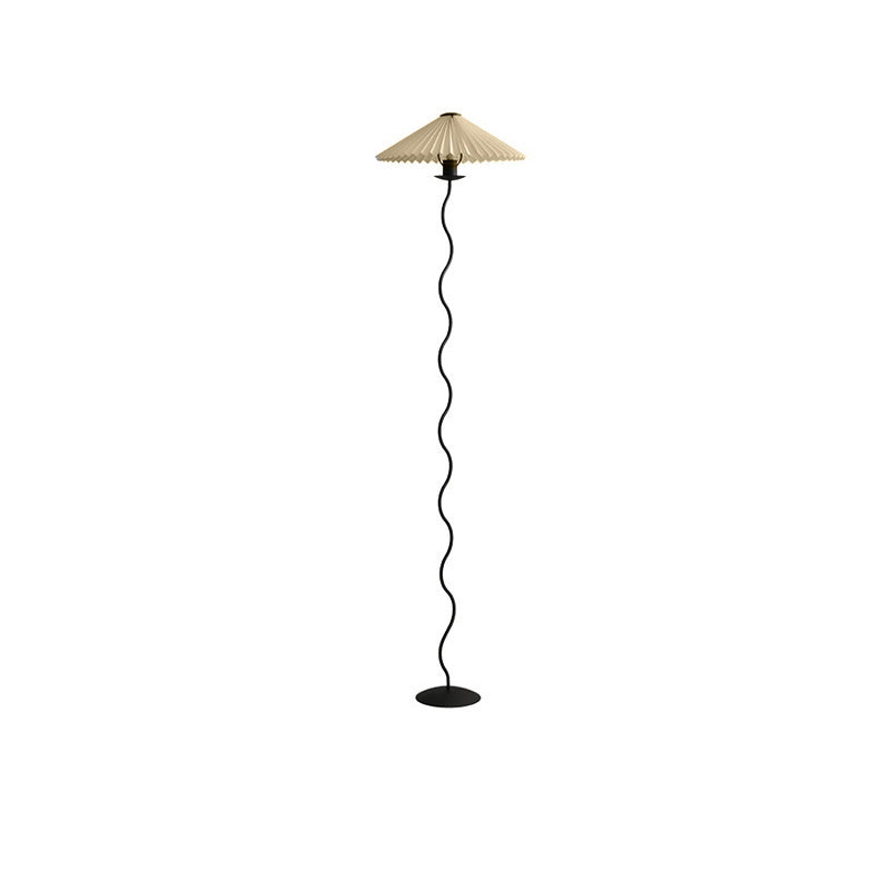 WOMO Pleated Swirl Floor and Table Lamp - WM7011