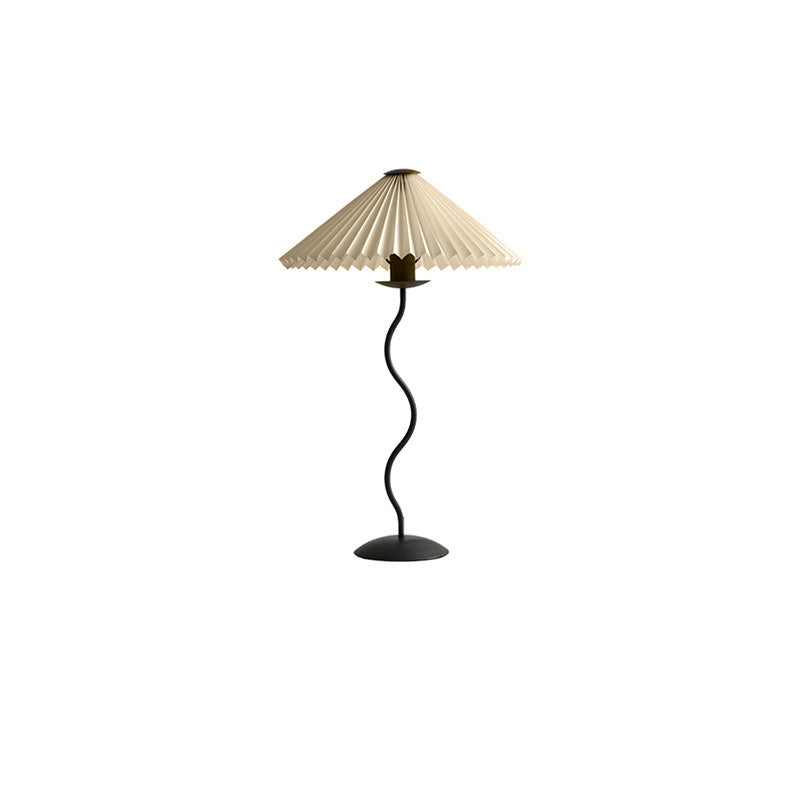 WOMO Pleated Swirl Floor and Table Lamp - WM7011