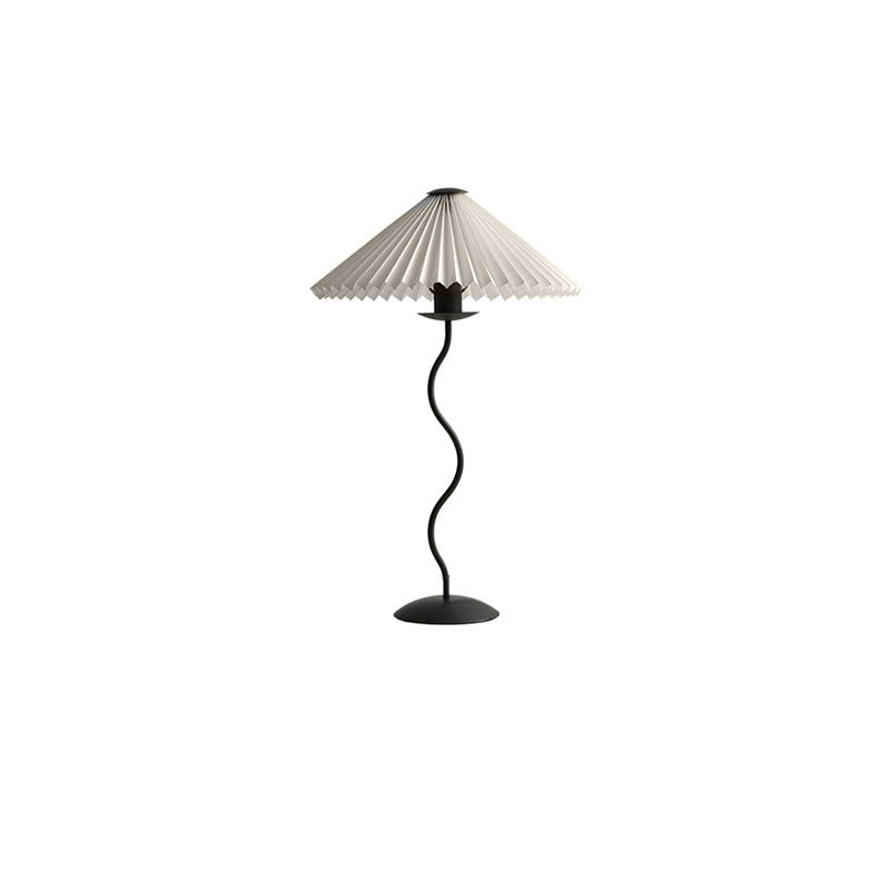 WOMO Pleated Swirl Floor and Table Lamp - WM7011