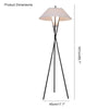 WOMO Japandi Cone Tripod Floor Lamp-WM7019 thumbnail
