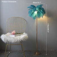 WOMO Palm Tree Floor Lamp with Tray - WM7052
