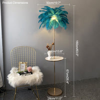 WOMO Palm Tree Floor Lamp with Tray - WM7052
