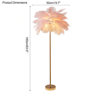 WOMO Palm Tree Floor Lamp with Tray - WM7052