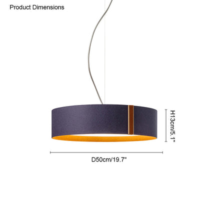 WOMO Drum Felt Pendant Light-WM2149