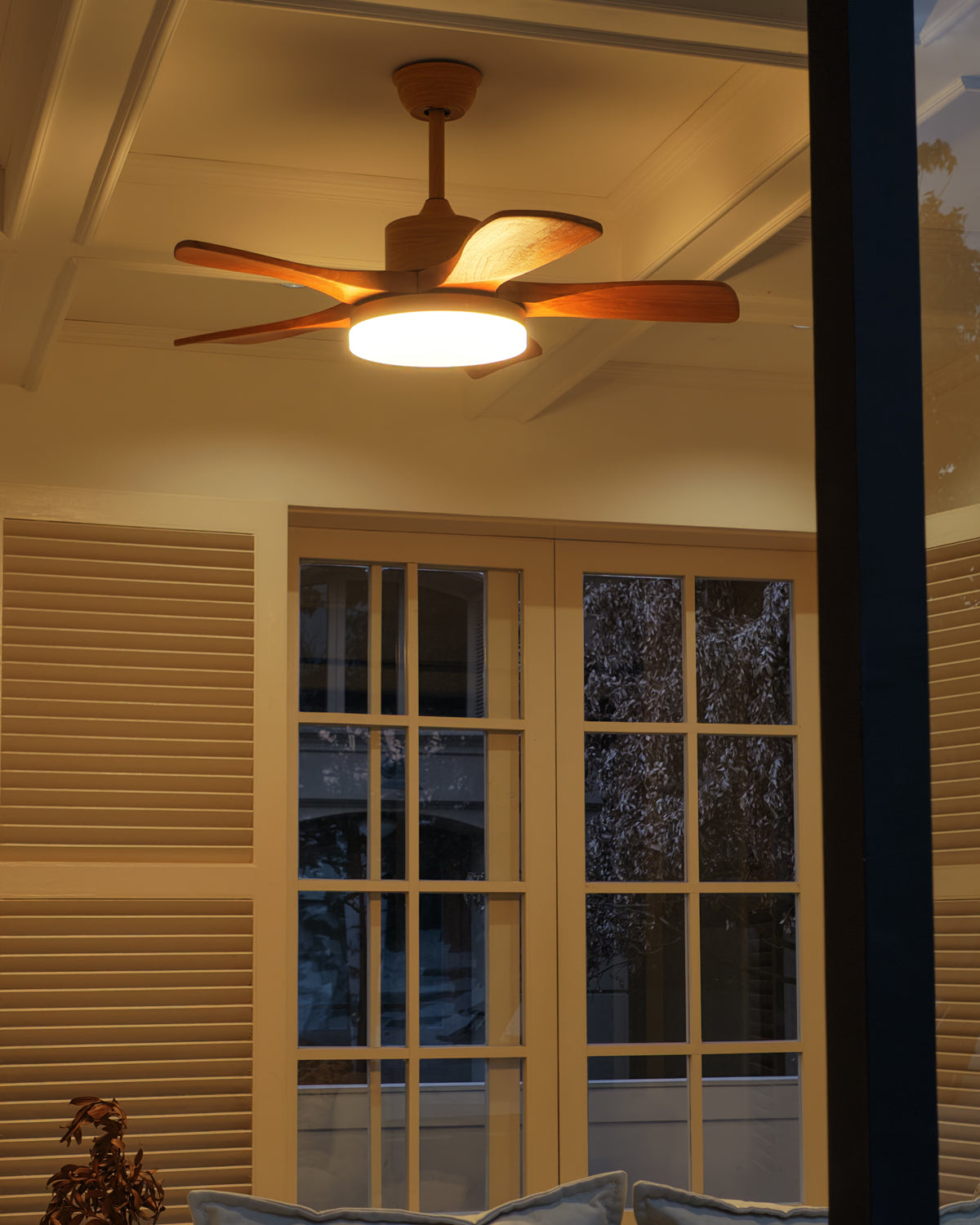 WOMO Scandi Wende-Deckenventilator mit Licht-WM5002