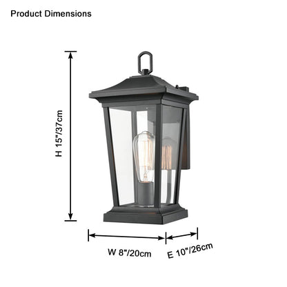 WOMO Transitional Outdoor Wall Lantern-WM9159