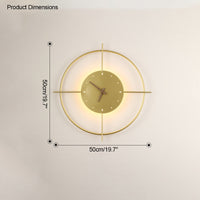 WOMO Wall Clock with LED Lighting - WM6085