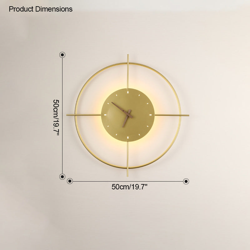 WOMO Wanduhr mit LED-Beleuchtung - WM6085