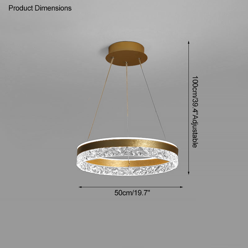 WOMO Acryl-Rund-LED-Kronleuchter-WM2171