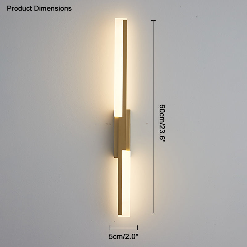 WOMO Doppelbalken-LED-Wandleuchte-WM6076