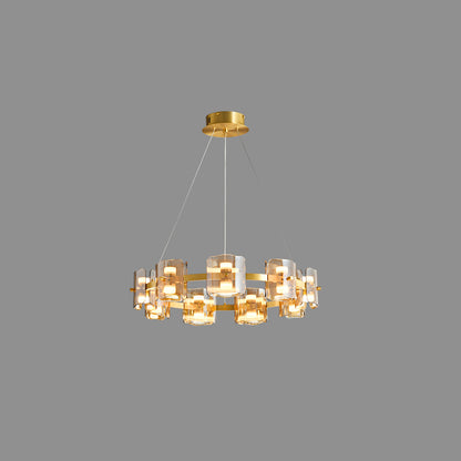 WOMO Modern Candle Round Chandelier-WM2218