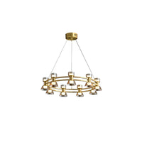 WOMO Modern Round Pillar Candle Chandelier-WM2224