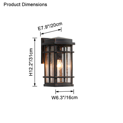 WOMO Rustic Outdoor Wall Light-WM9149