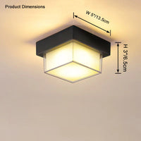WOMO Square Outdoor Ceiling Light - WM9204
