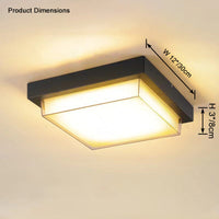 WOMO Square Outdoor Ceiling Light - WM9204