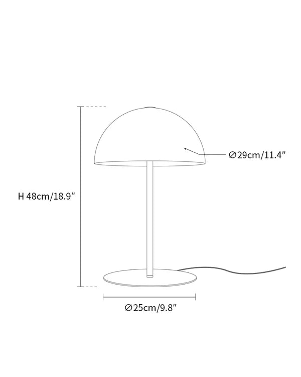 WOMO Dome Table Lamp-WM8013